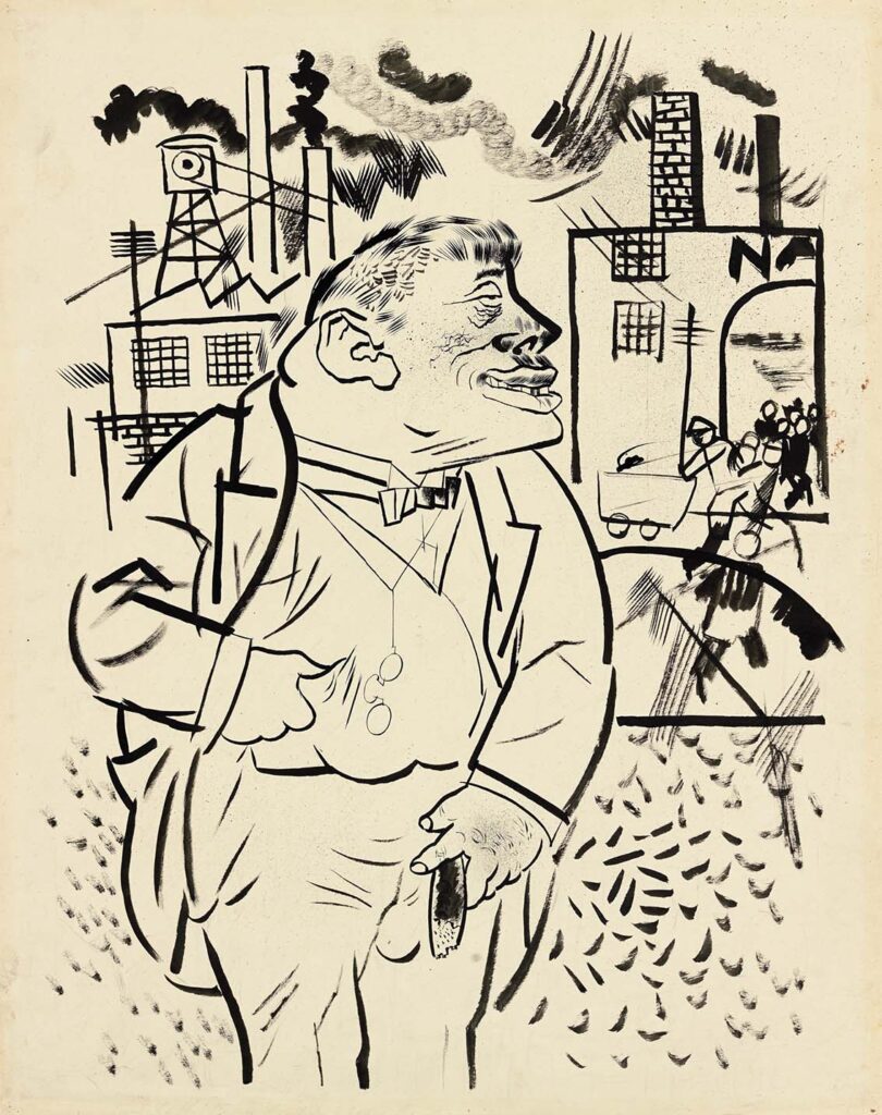 George Grosz - Ausrottung 1922